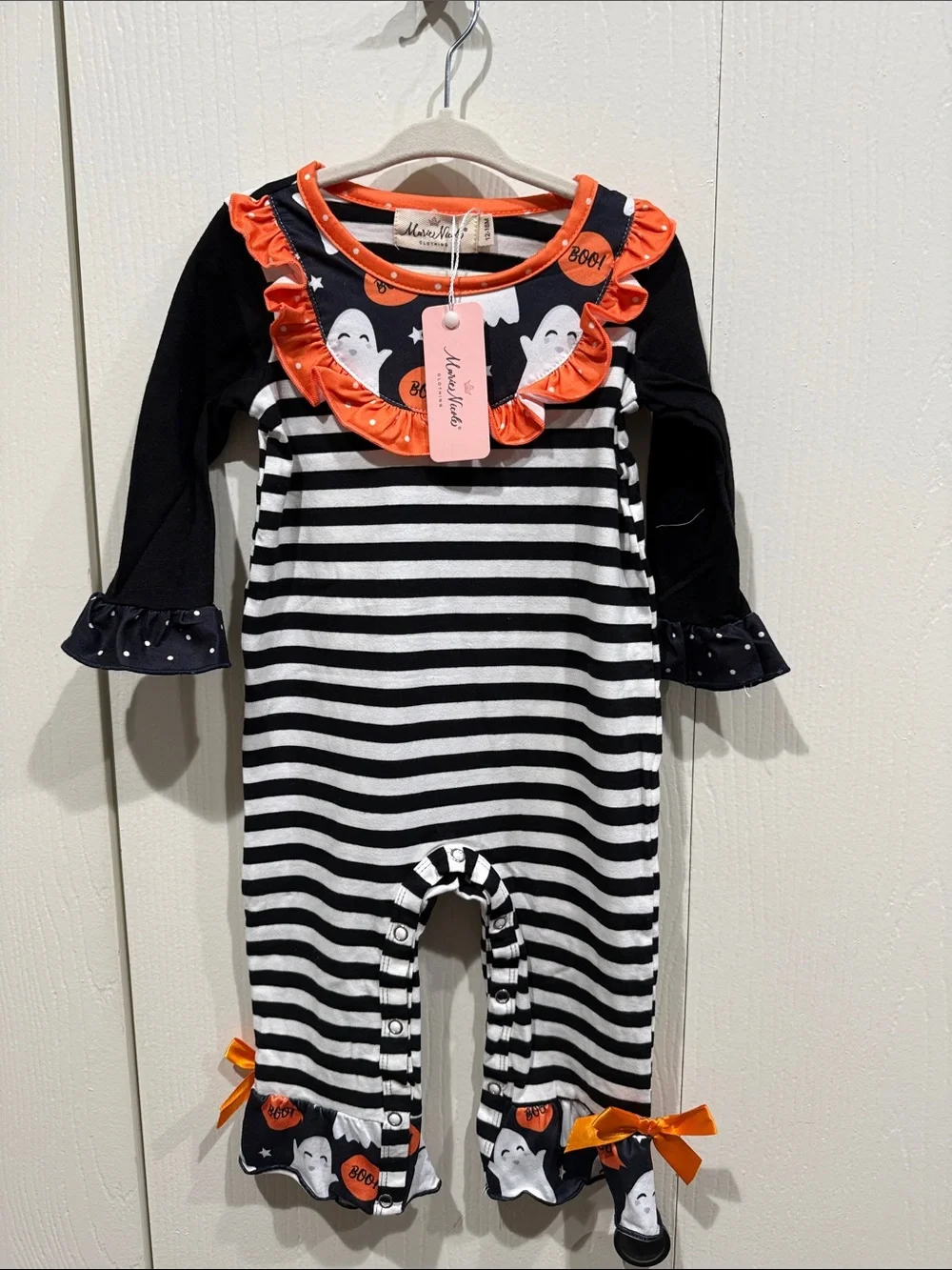 Marie Nicole Boutique Halloween One-Piece Sz 12-18 m  NWT